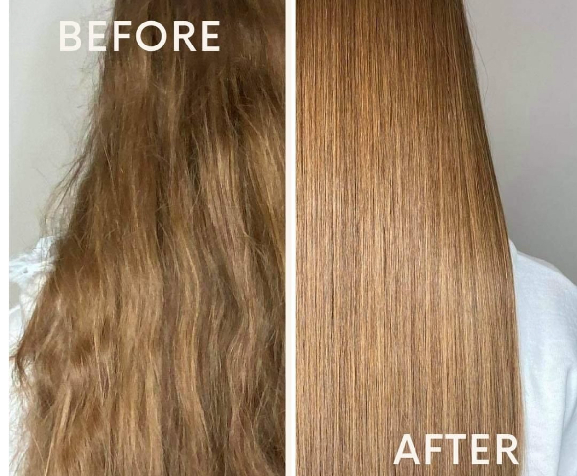 Nanoplasty Straightening for curly and frizzy hair