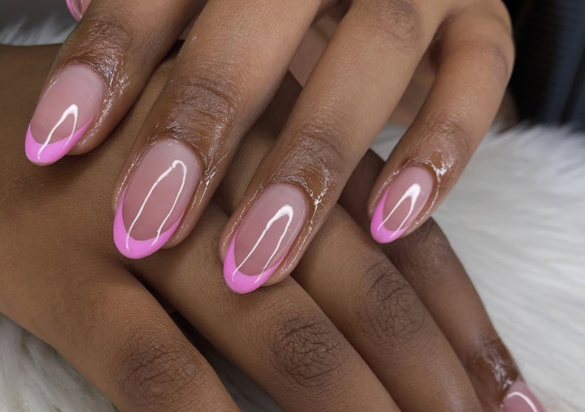 Polygel manicure 