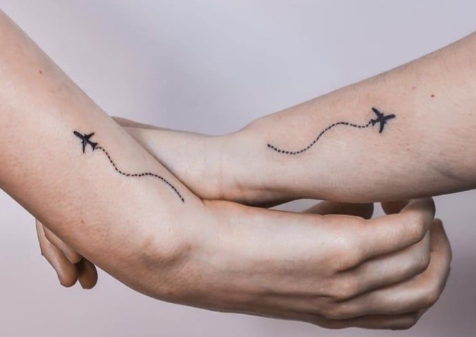 Dinkie Ink - Black Fine Line Tattoo