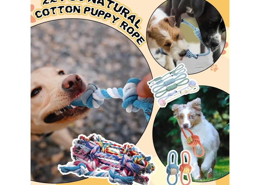 Cotton puppy rope