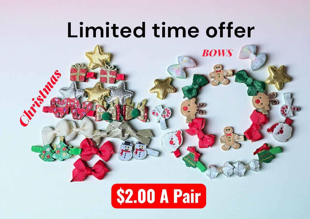 Limited Offer Xmas Bows