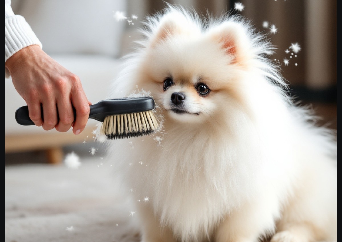 Small dog De-shed treatment add on with bath
