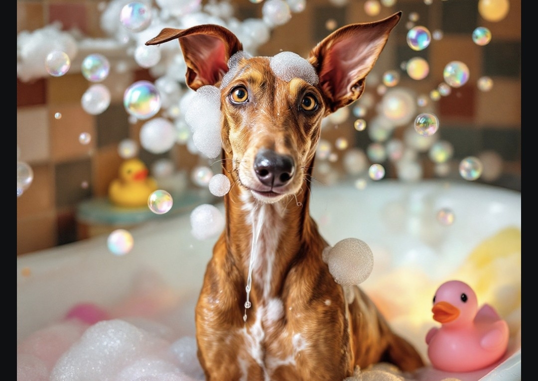 Bubble bath short coat 40-50lbs