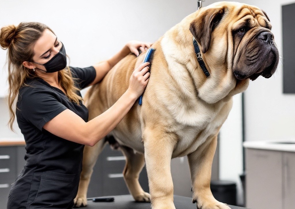 Premium bath XXXL short coat 100 lbs+