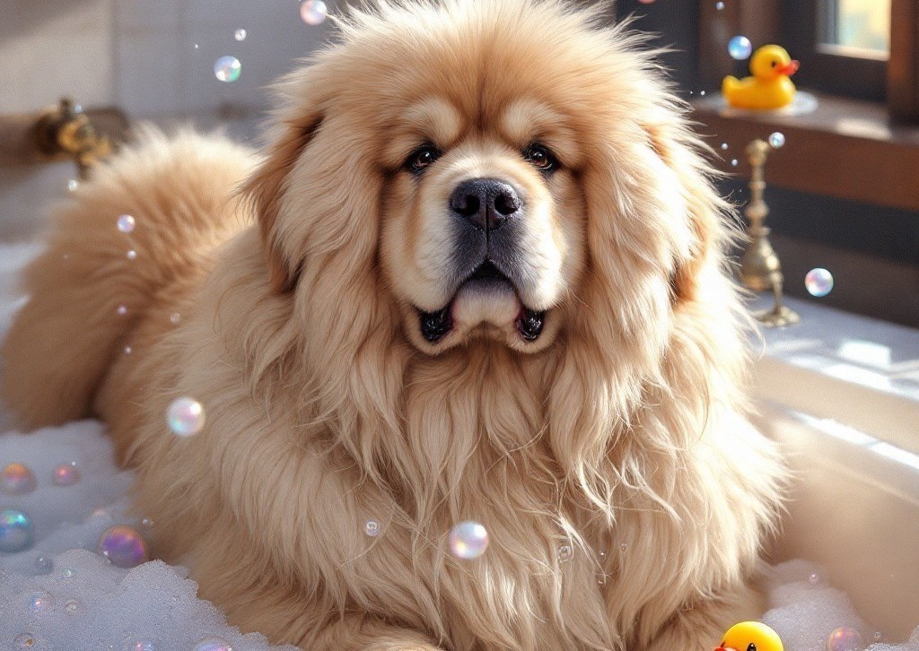 Basic bath XXXL, long coat 100 lbs+