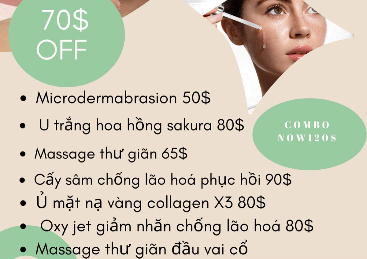 Chăm sóc da trẻ hoá mặt + cổ 