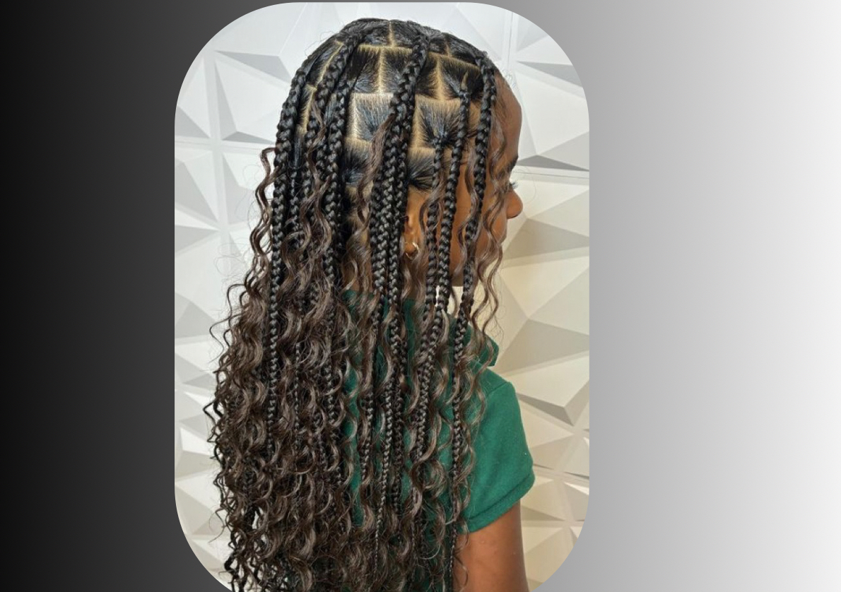 Kids boho braids 