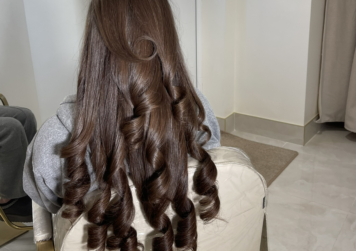Wash & Bouncy Blowdry on Natural Hair 