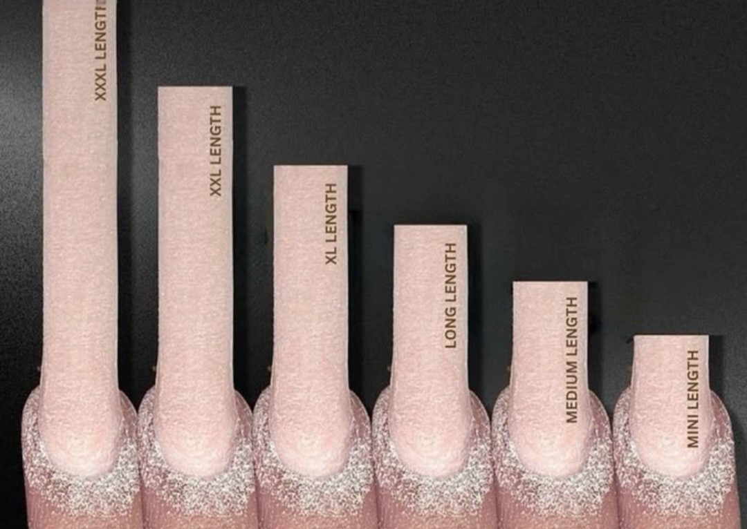 XL acrylic full set with gel