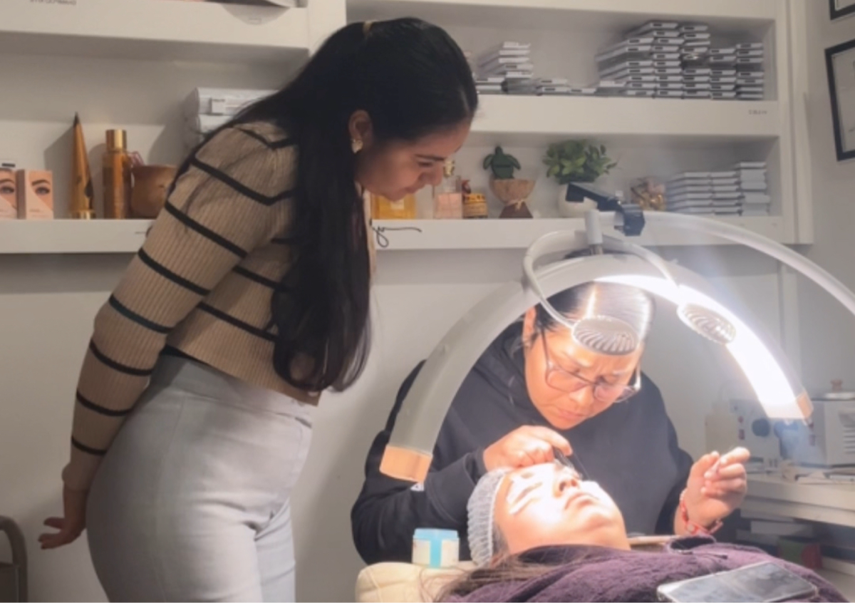 Extensiones de pestañas 