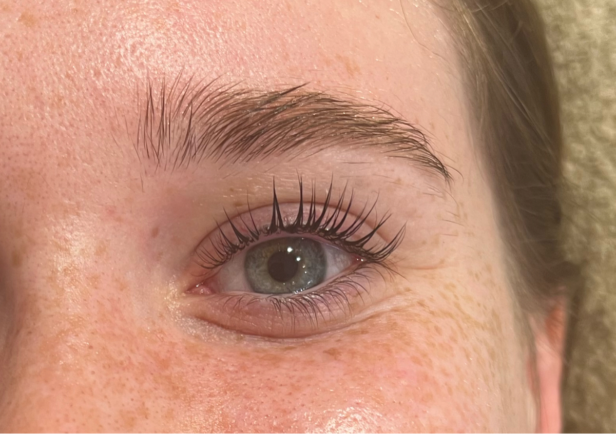 LVL  (Lash lift and tint) patch test required 