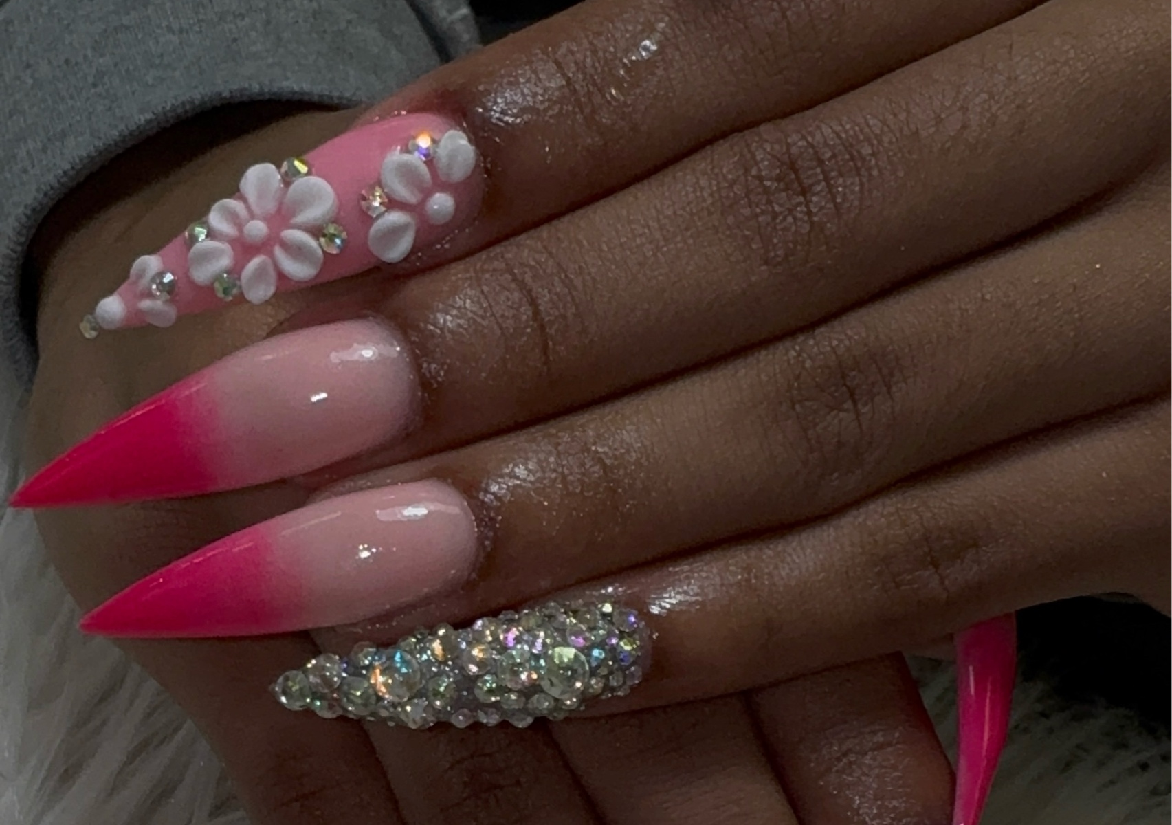 FULL BLING NAILS