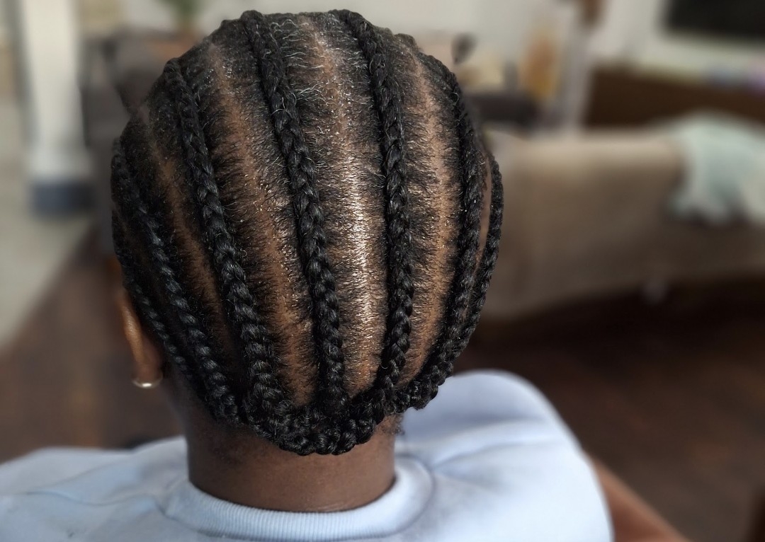 Buss Down Wig Cornrows