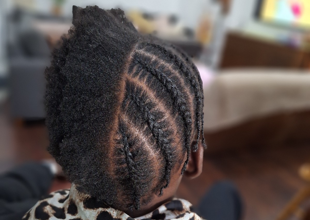 10 Side Cornrows (read description)