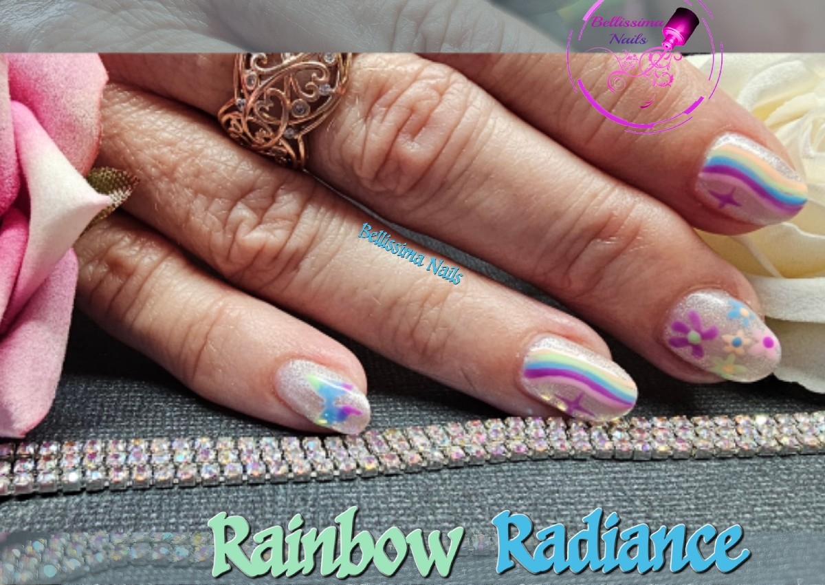 Silver tier- Straightforward Freehand Art  per nail