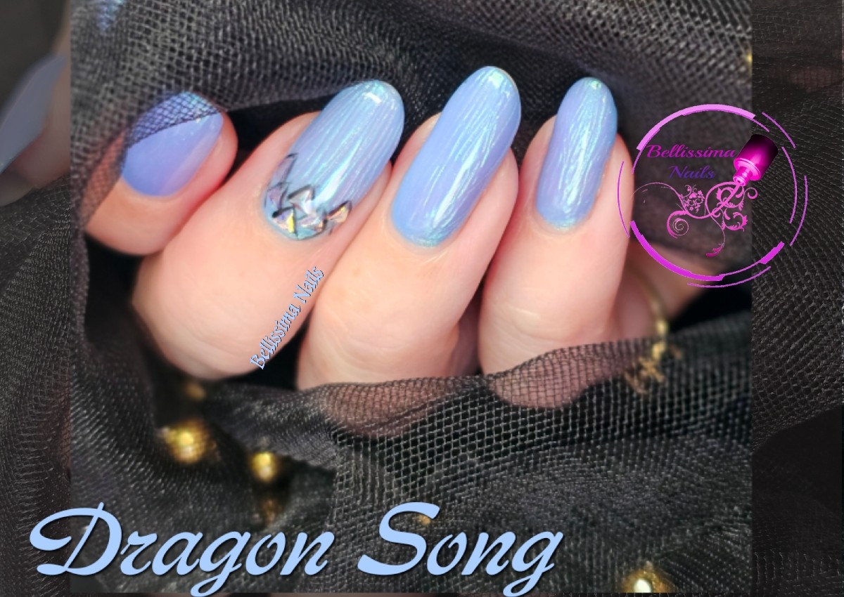 Textured Chrome nail art-all nails 