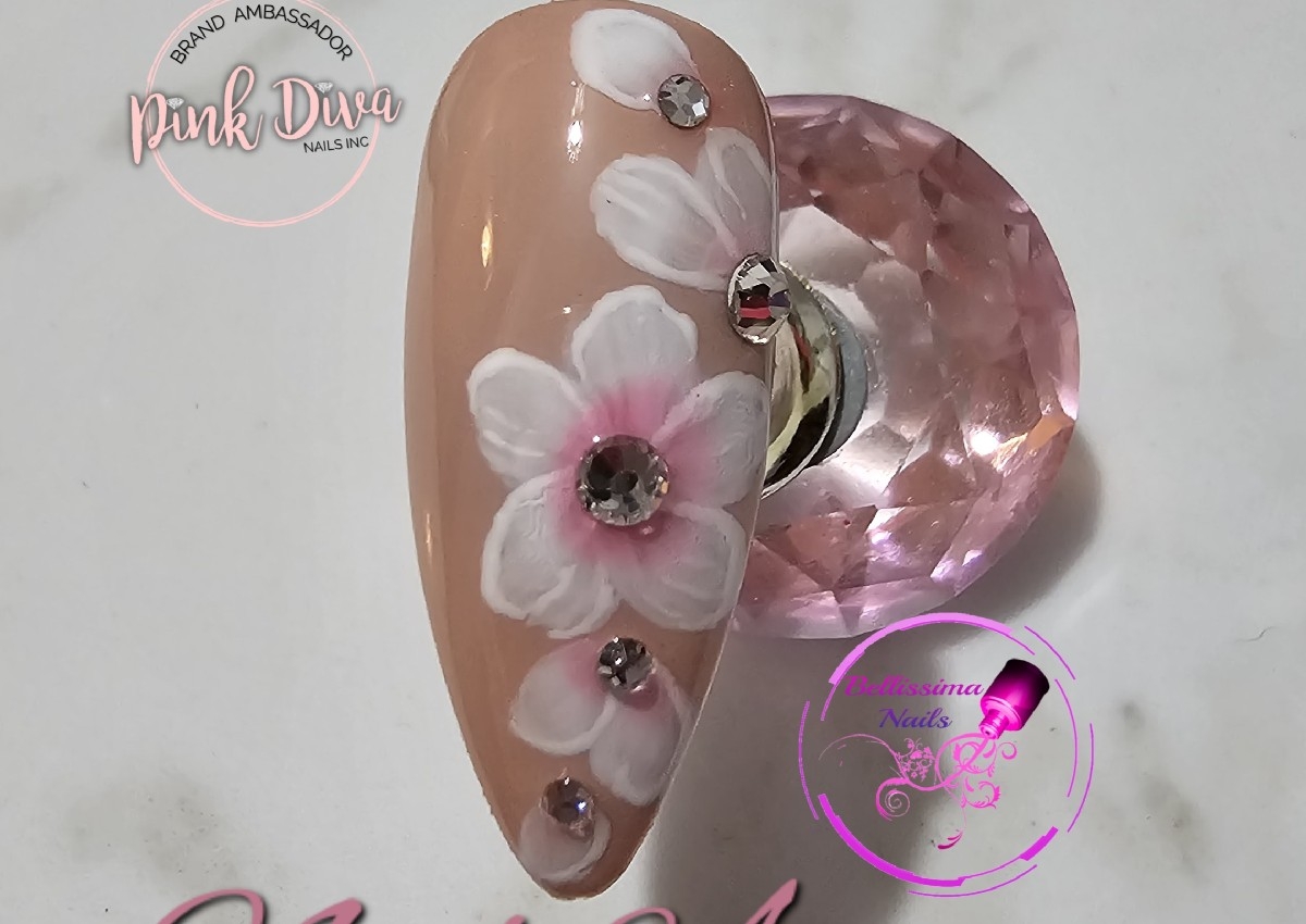 Rose Gold tier - Intricate Freehand Art  per nail