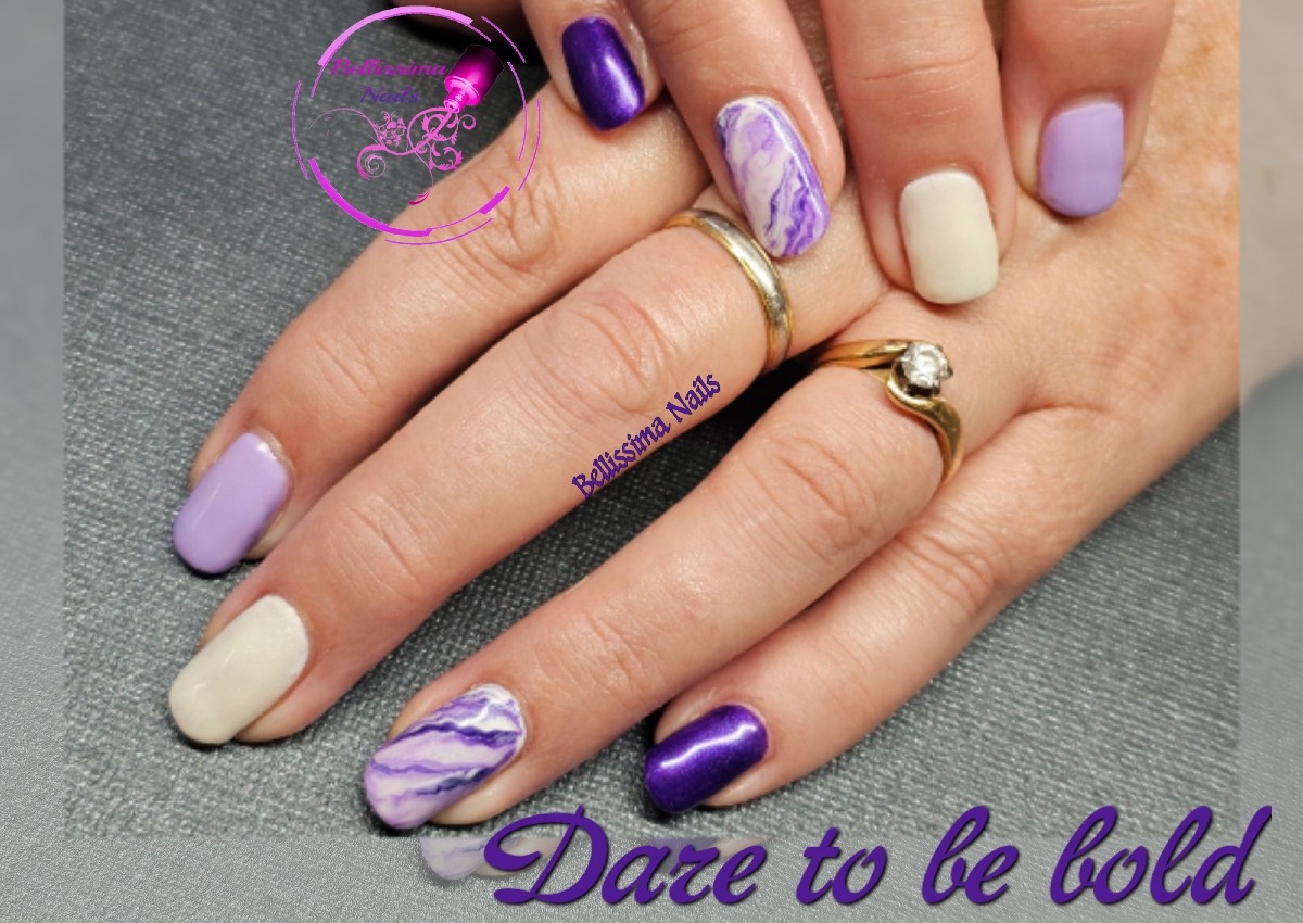 Nail Art marble per finger