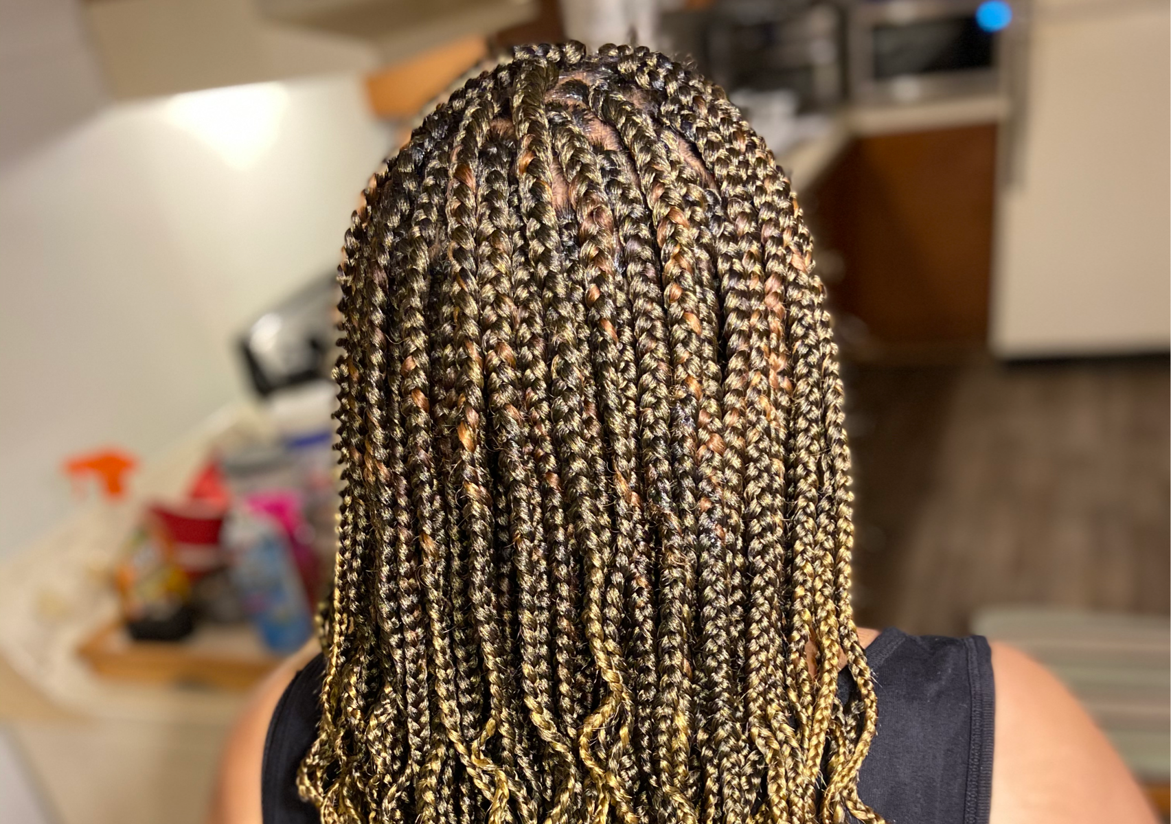 Medium Box Braids