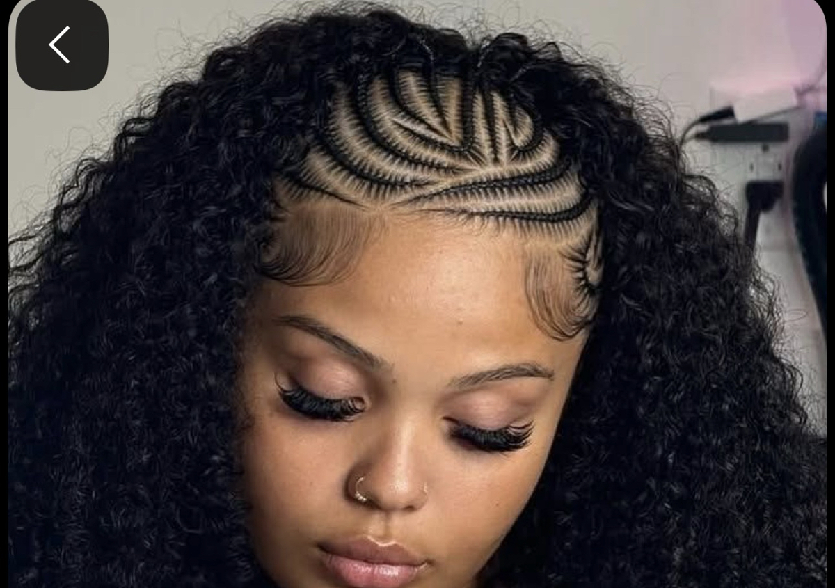 Half fulani sew in 🤍