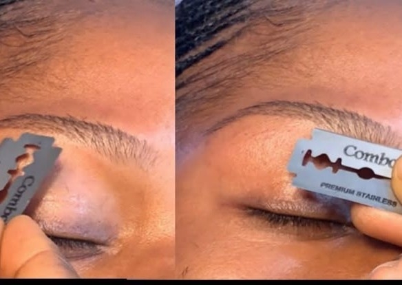 Eyebrow shaping 