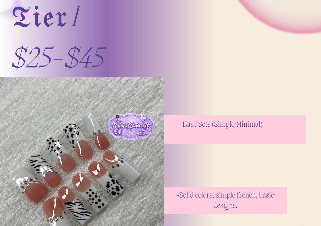 𝔭𝔯𝔢𝔰𝔰-𝔬𝔫 𝔫𝔞𝔦𝔩𝔰: 𝔗𝔦𝔢𝔯 1