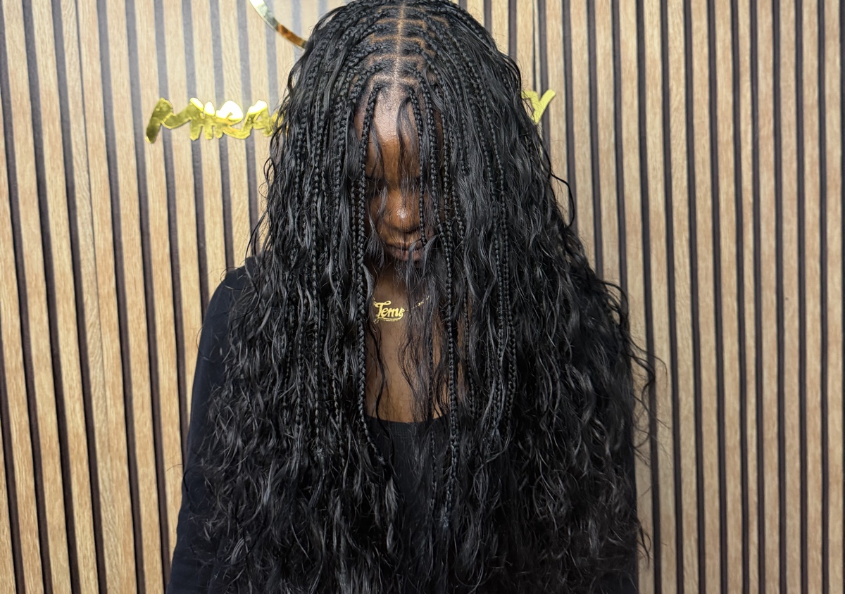  braided leave out sew in( bundles not included)