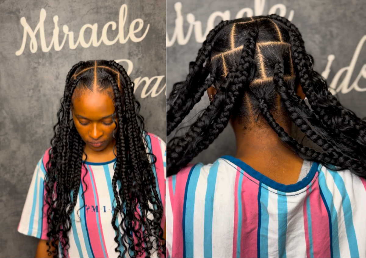 Jumbo Bohemian Braids (default: waist Length)