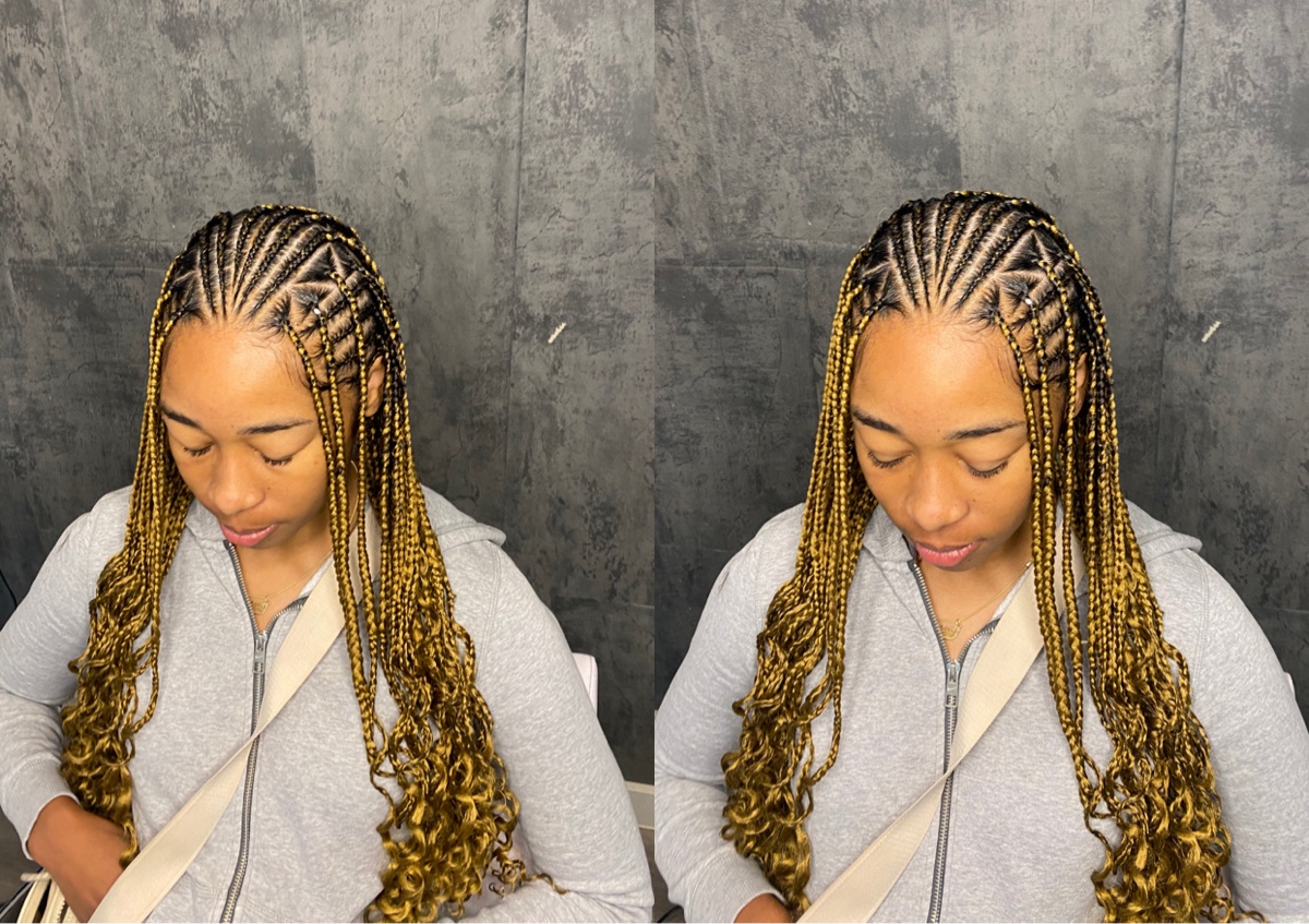 Freestyle Tribal Braids(default: waist Length)