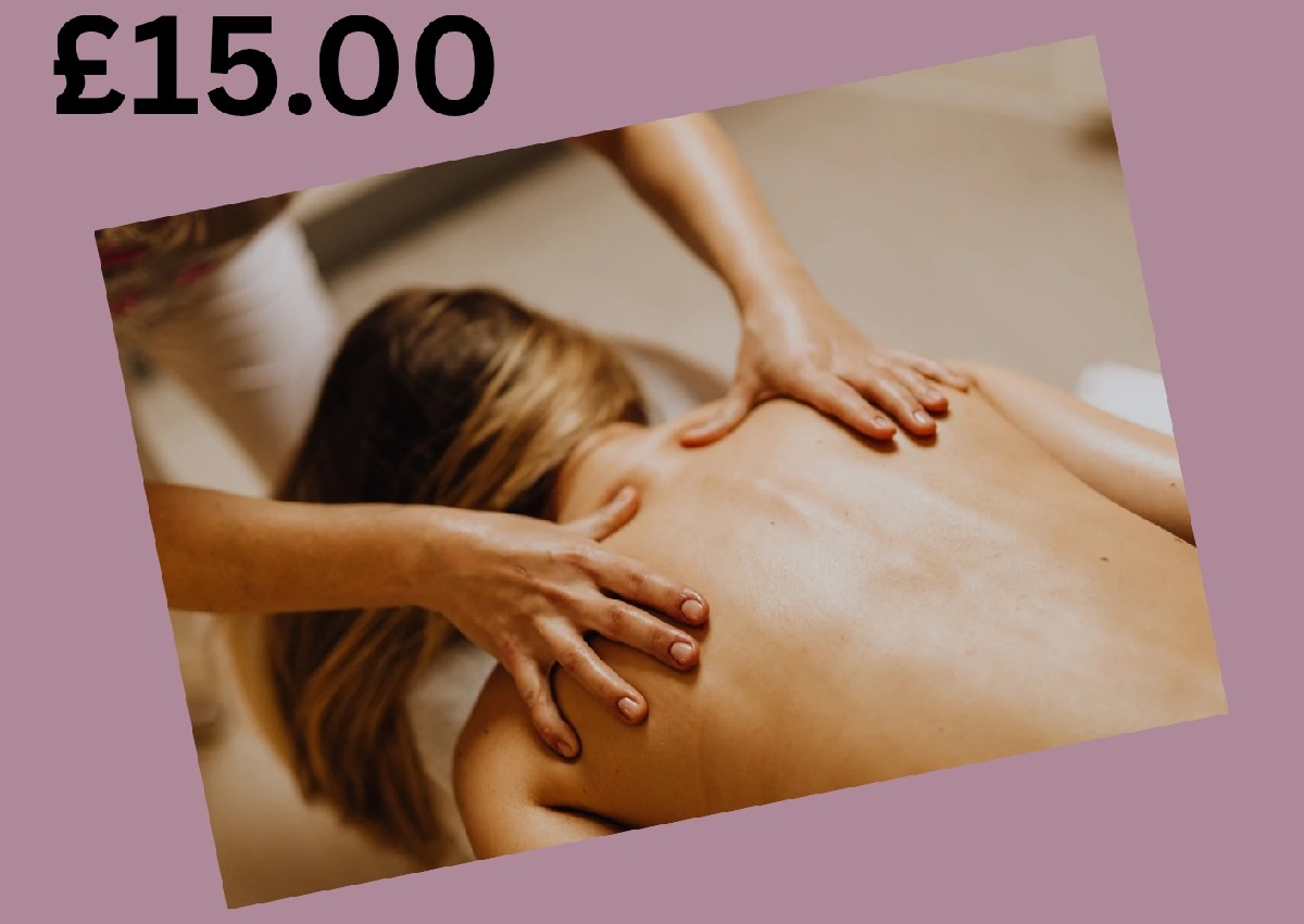 Shoulder neck & back massage