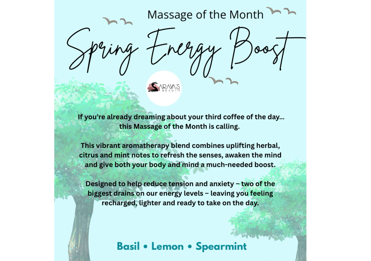 Full Body Massage : Spring Energy Boost 