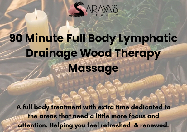 90 Minutes Lymphatic Drainage Wood Therapy Massage : Full Body  