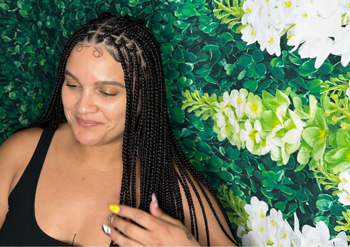 Small Knotless Braids