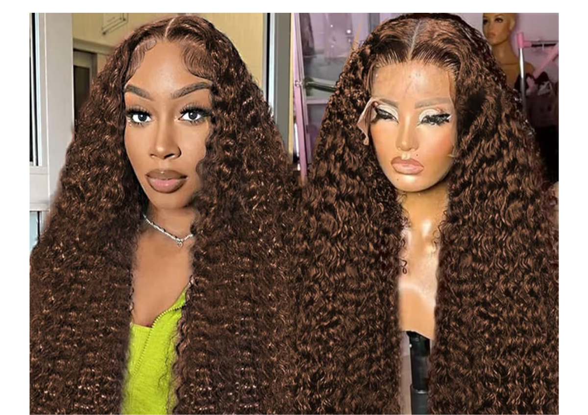 Brown Glueless with Natural Hairline