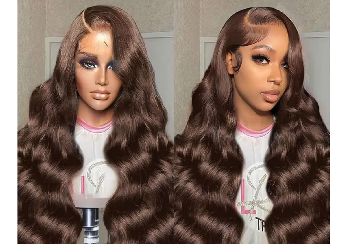 Brown Human Hair Wig