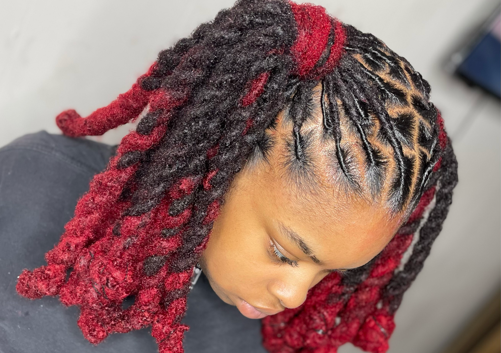Half head color service (tips only) 