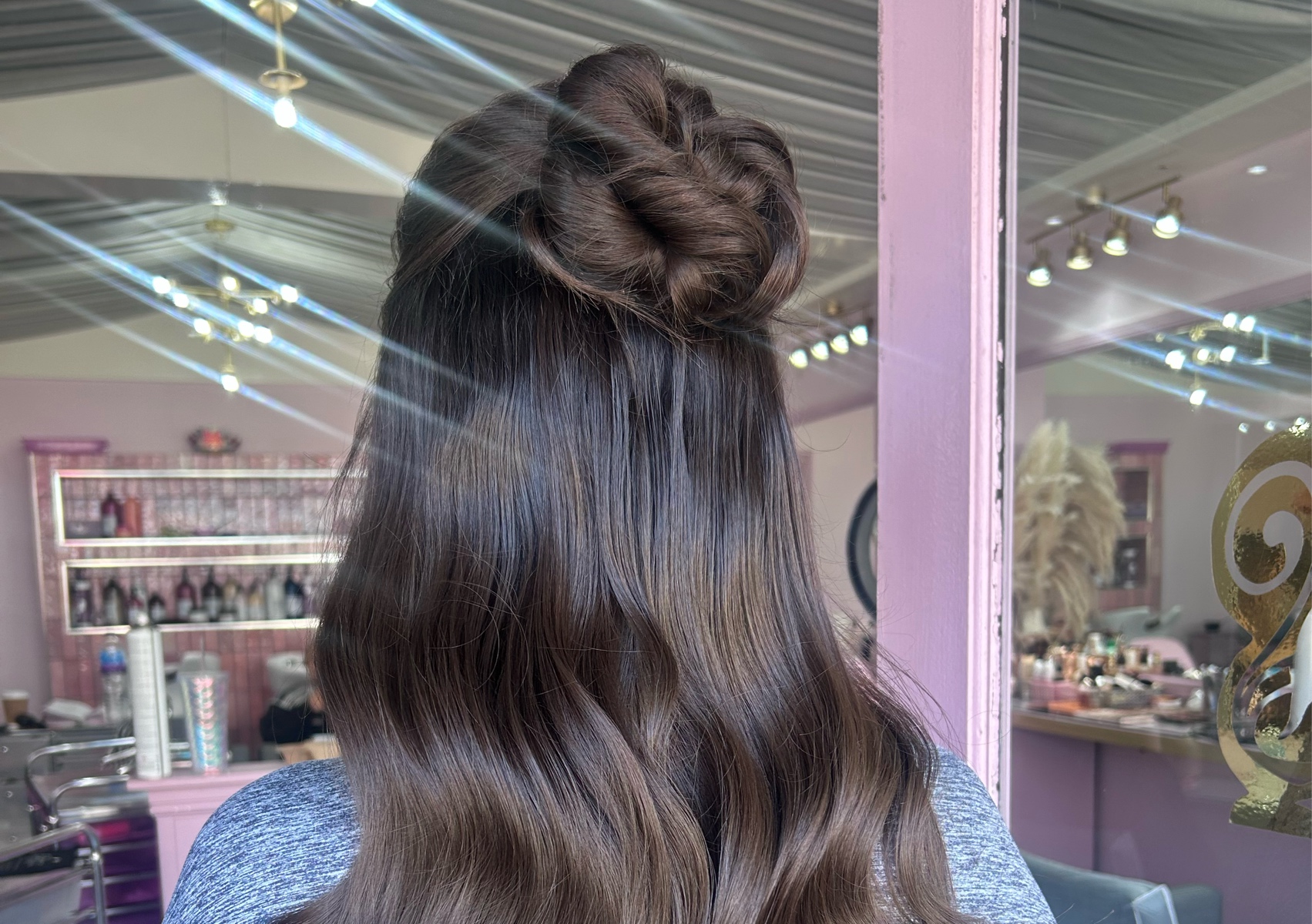 Half Up Half Down Style