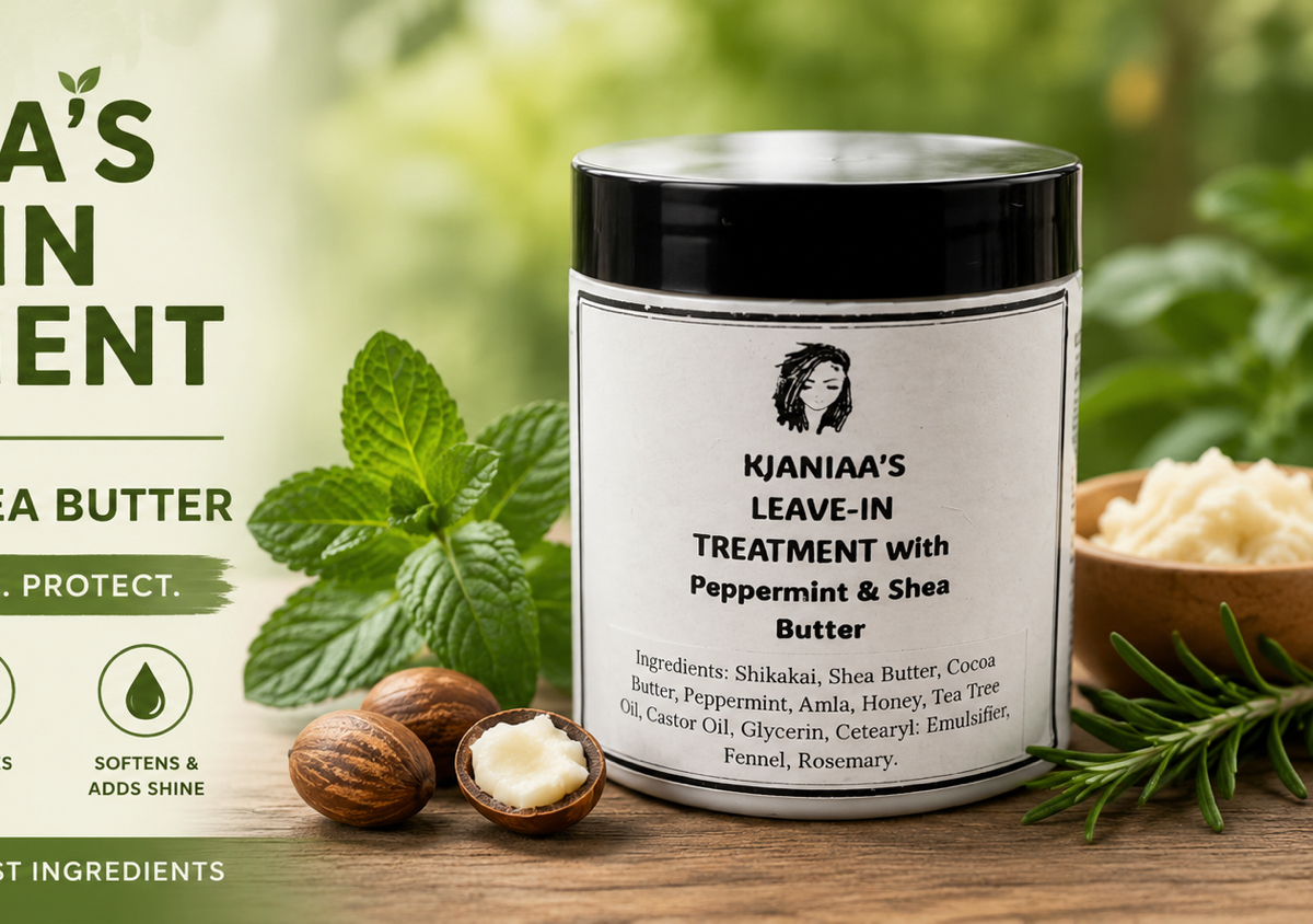 Kjaniaa Leave-In Treatment with Peppermint & Shea Butter