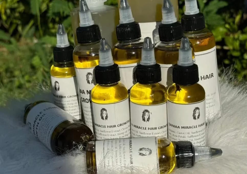 KJANIAA’S MIRACLE HAIR GROWTH Oil (4oz)