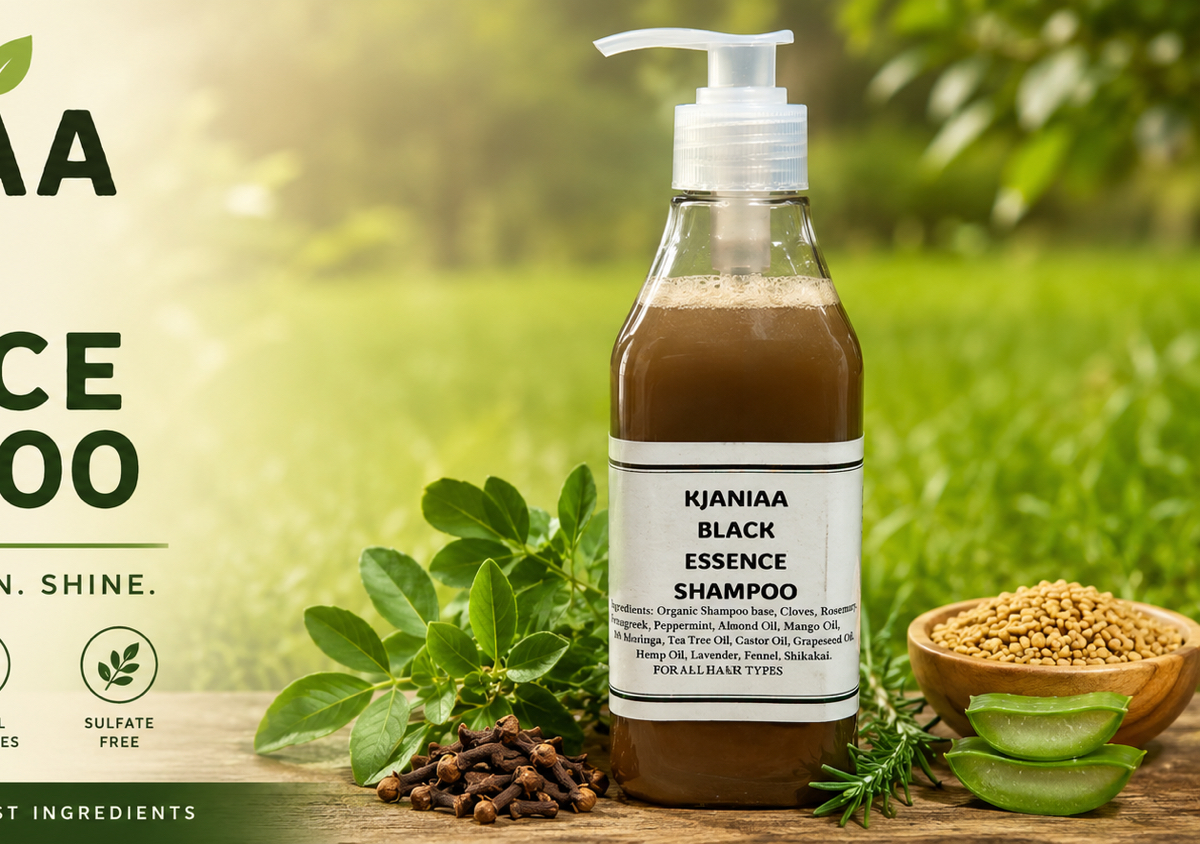Kjaniaa Black Essence Natural Shampoo
