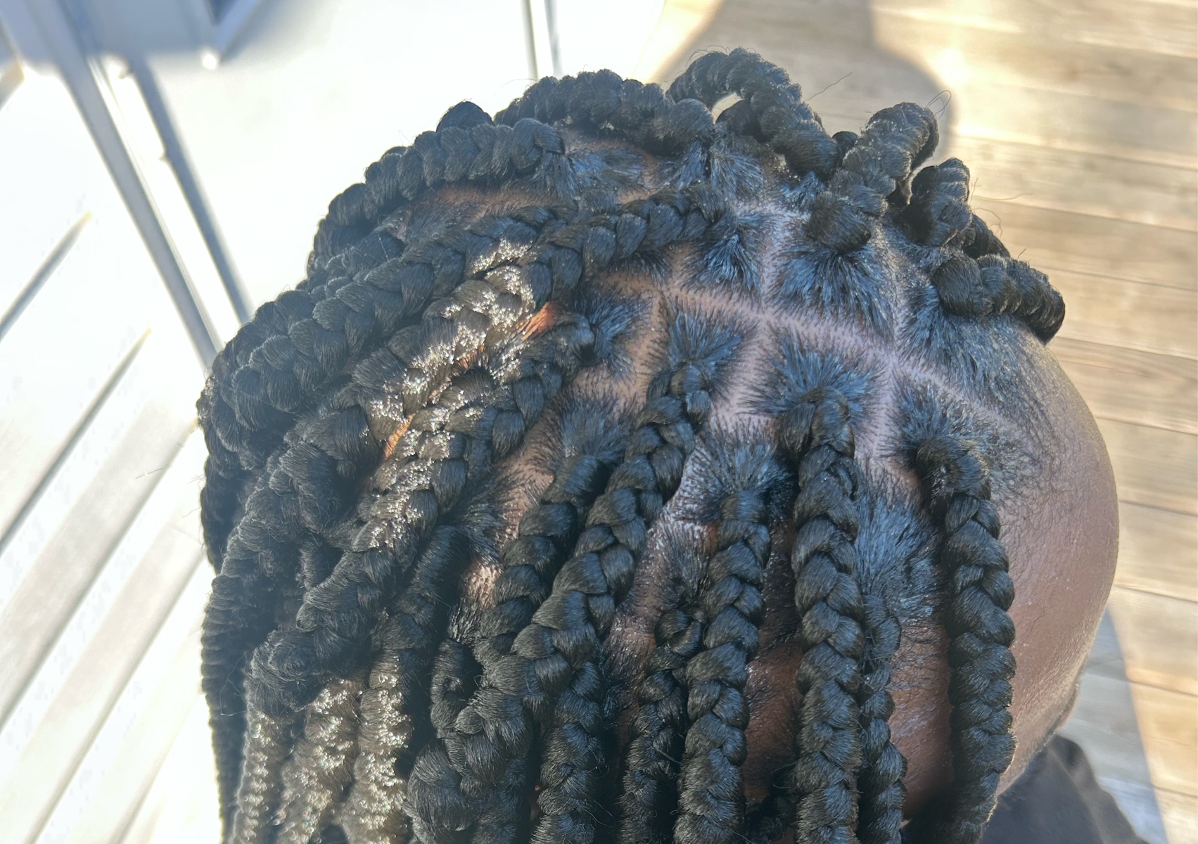 Braids over locs