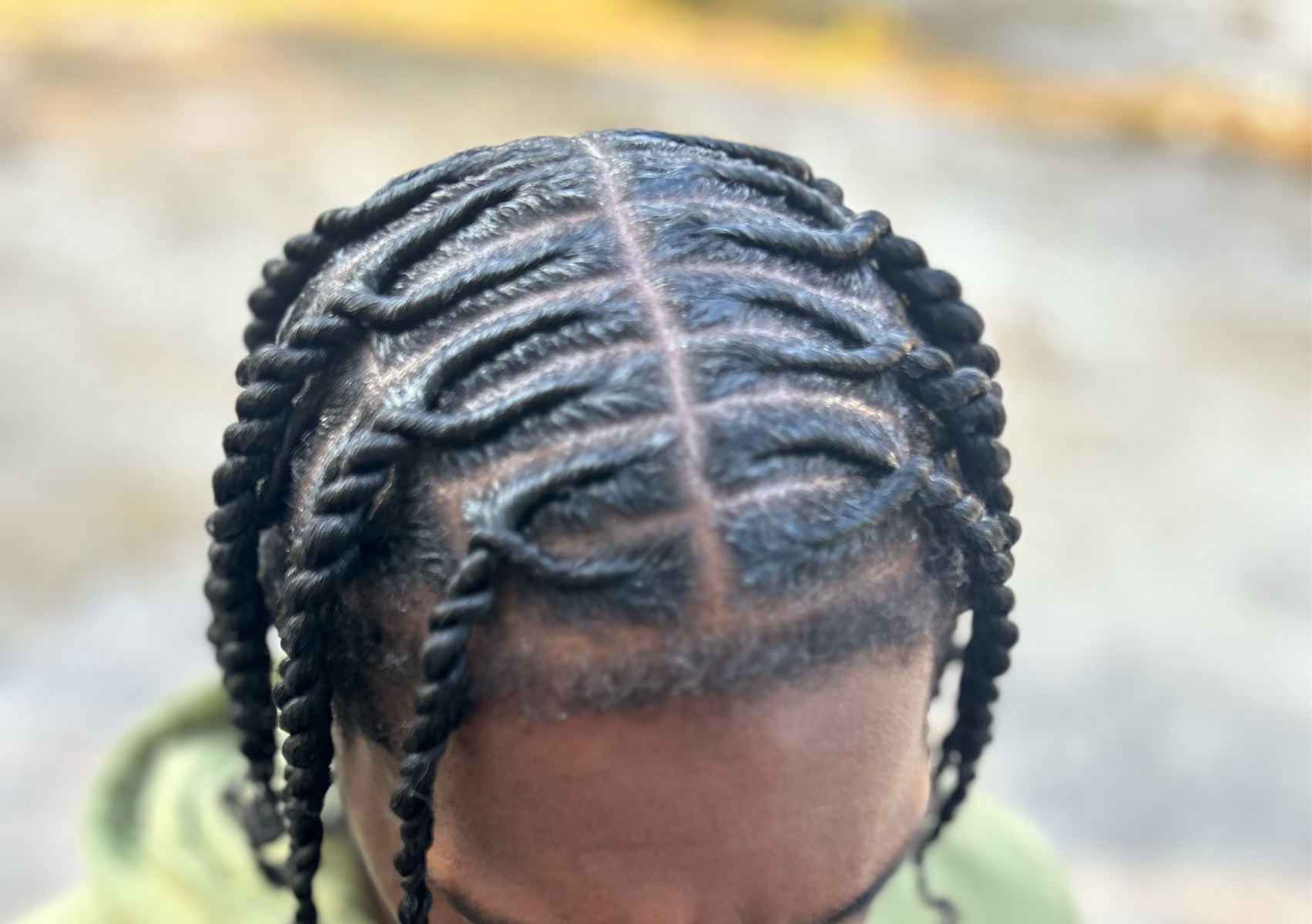 Men Designer twist hairstyle