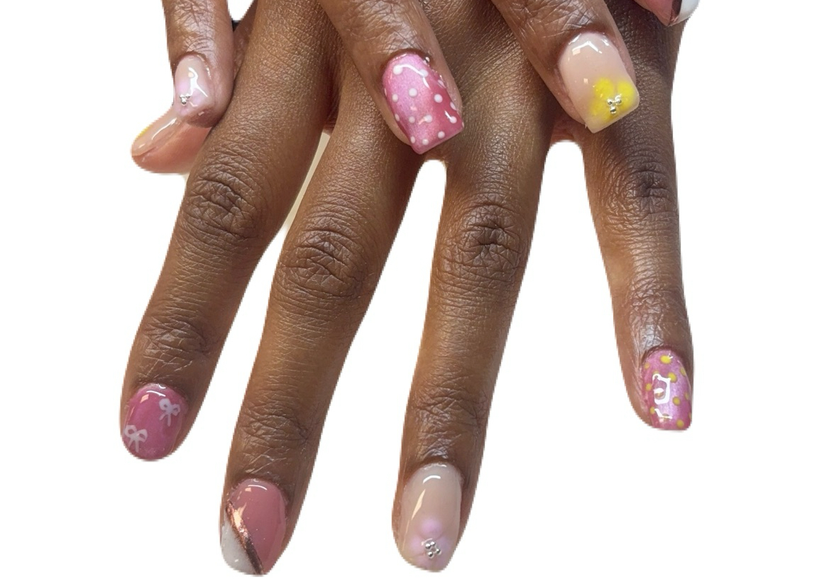 Structured manicure 