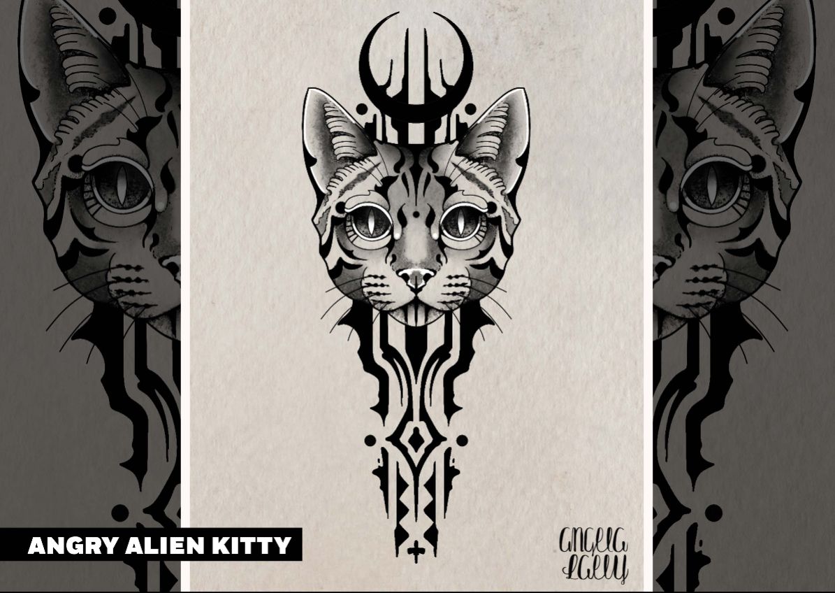 Angry Alien Kitty - Fixpreis Motiv (1/2)
