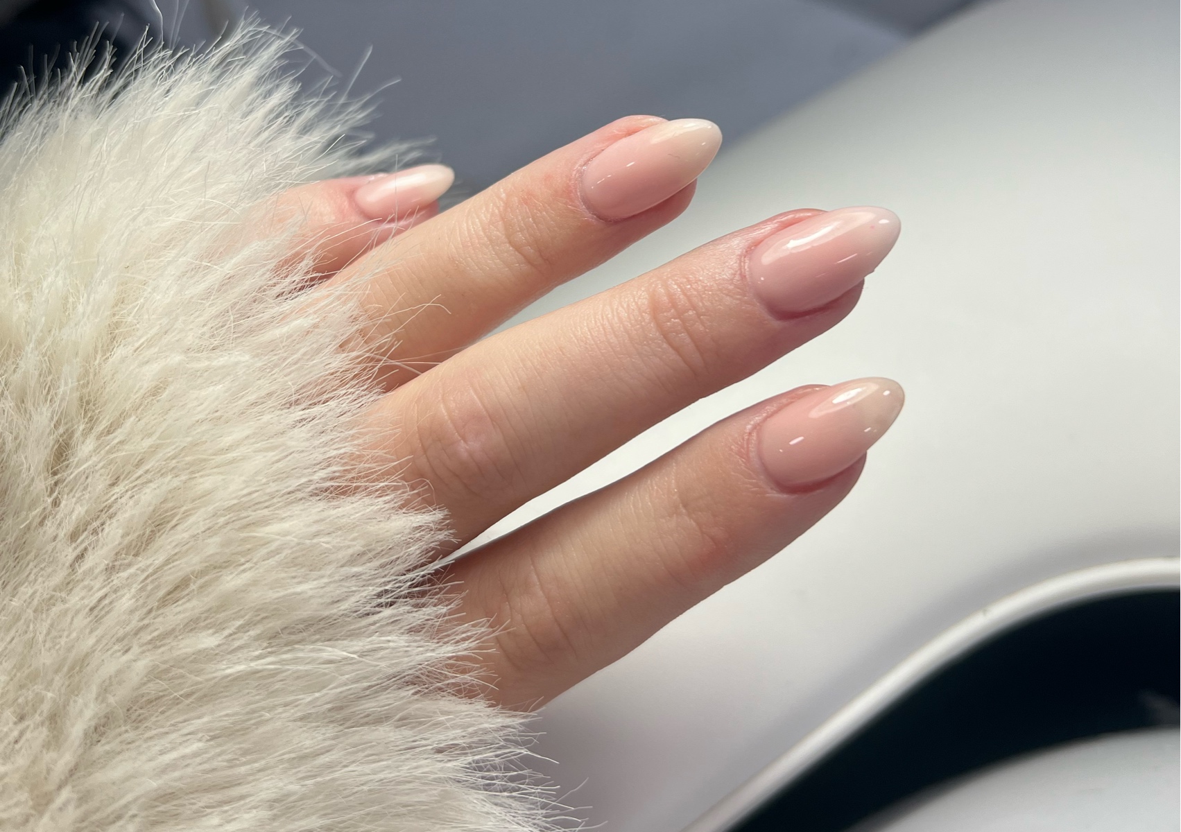 Builder gel on natural nails