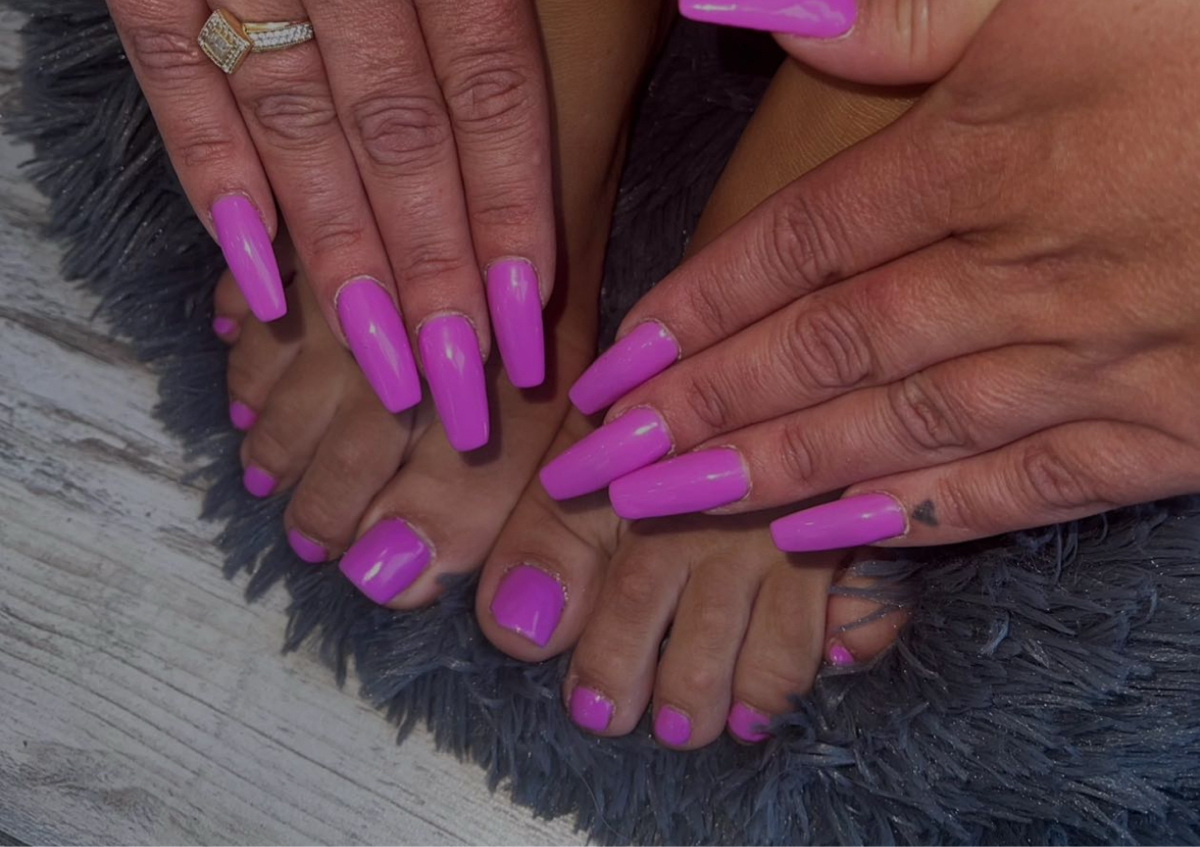 Gel nails + toes bundle 