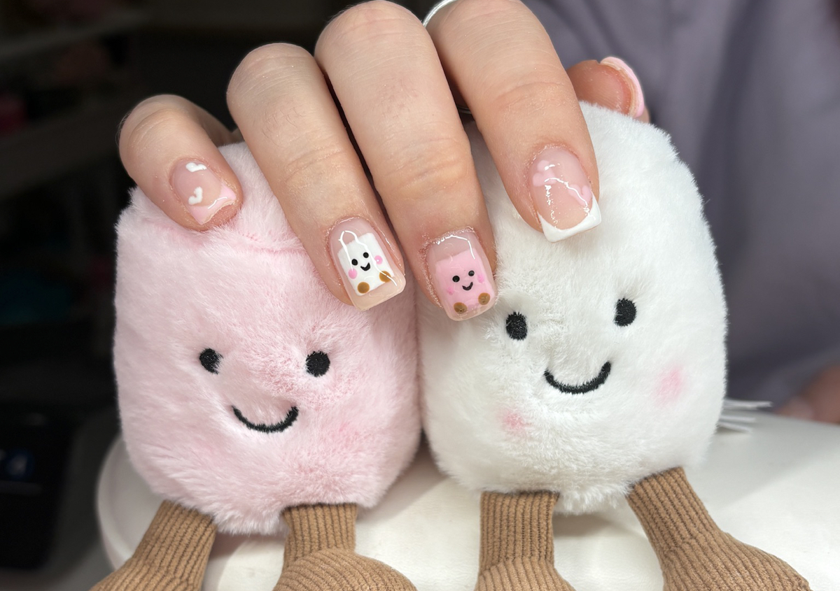 Gel x nail art 
