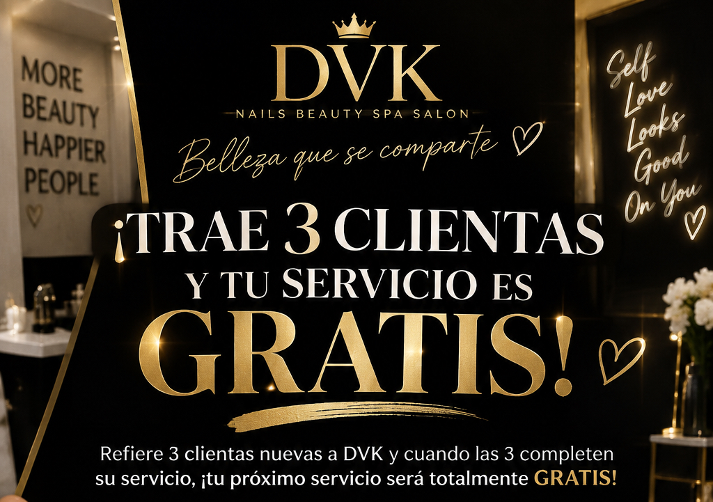 Trae a 3 Clientas y TU servicio sera completamente GRATIS