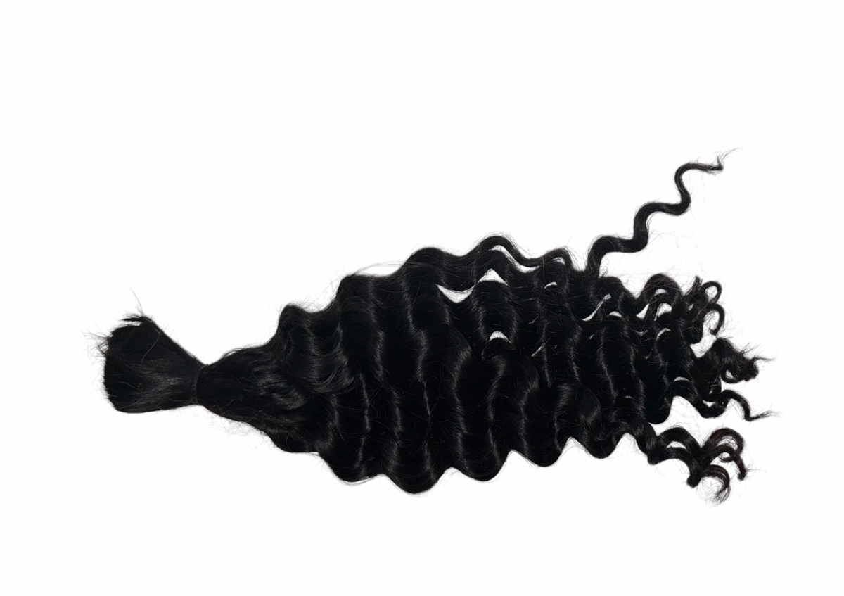 Boho human hair black
