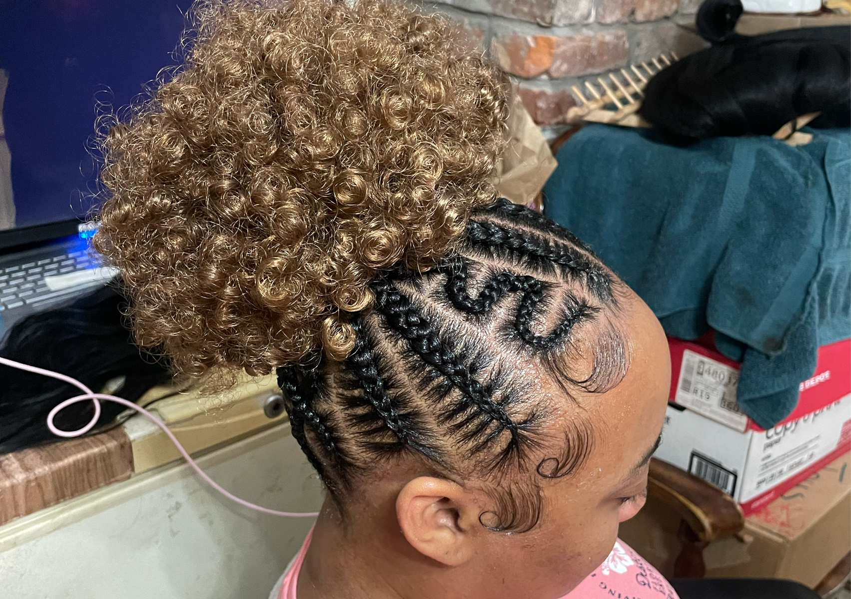 Scalp Braid Ponytail